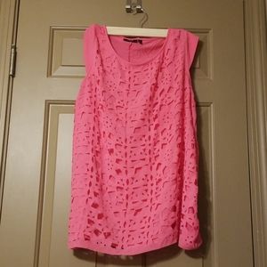 Pink cut out apt 9 top xl